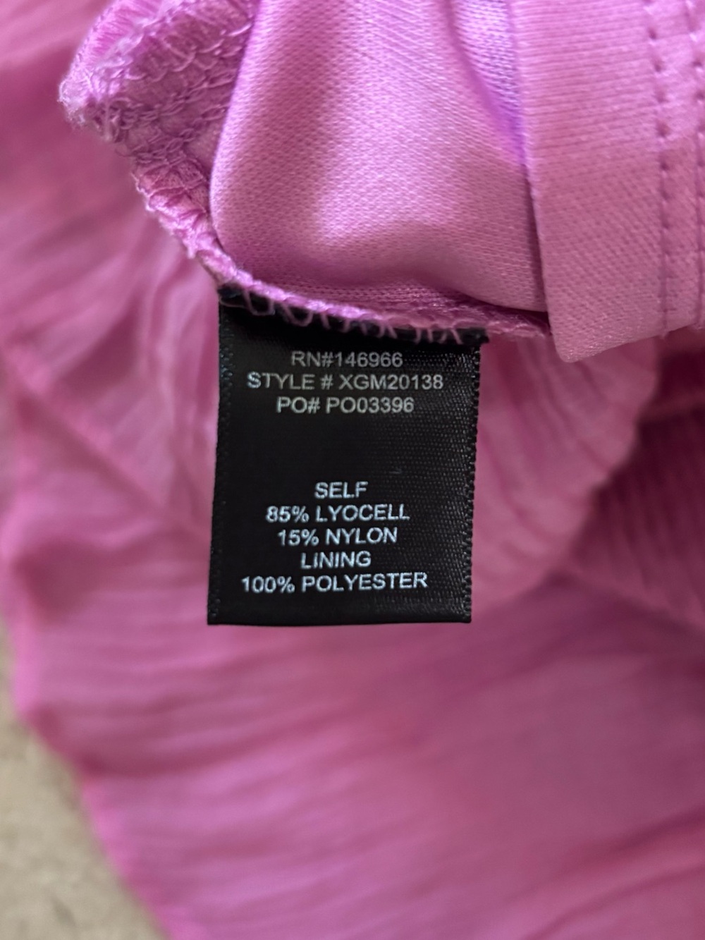 Pink Ruffle Mini Dress - Picture 4 of 4